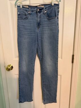 Signature by Levi Strauss Light Blue Straight-Leg Jeans